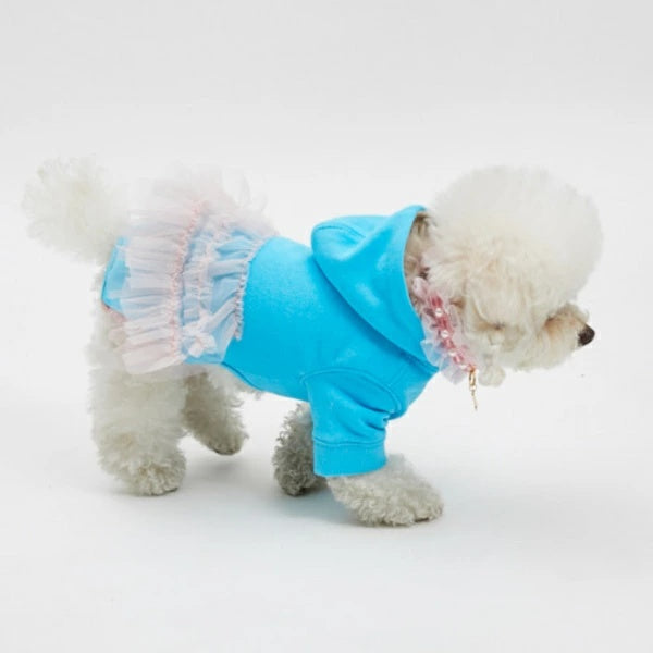 ルイスドッグ louisdog Ice Hooded Pants【小型犬 犬服 オールインワン つなぎ フーディ セレブ 】