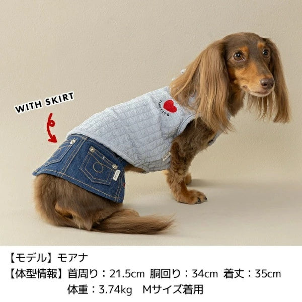 ティノティート TINOTITO ポコポコリボンタンク【小型犬 犬服 トップス タンクトップ カジュアル】