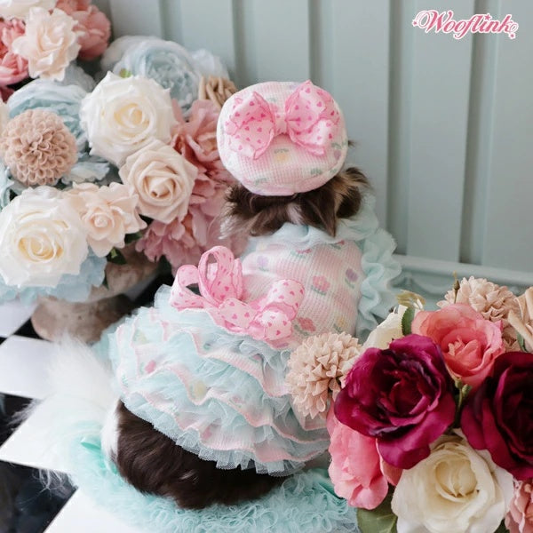ウーフリンク WOOFLINK HI SPRING DRESS【小型犬 犬服 ワンピース ドレス セレブ】