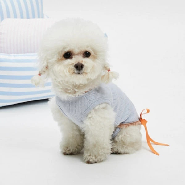 ルイスドッグ louisdog Crystal Blue Pants【小型犬 犬服 トップス つなぎ ロンパース セレブ】