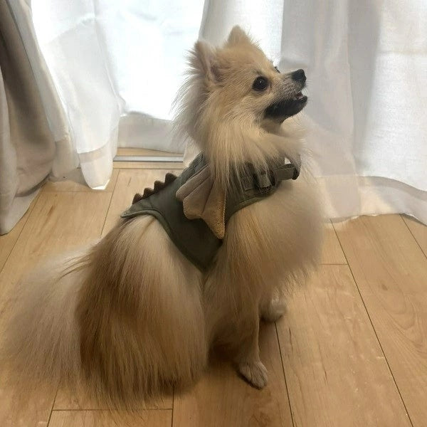 カルル Calulu なりきり恐竜ハーネス【小型犬 犬用 なりきりシリーズ ハーネス】