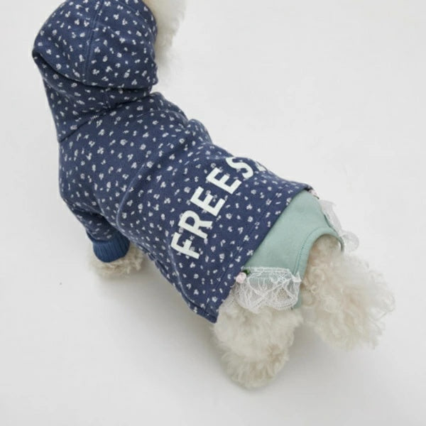 ルイスドッグ louisdog Freesia Hoodie【小型犬 犬服 トップス フーディ パーカー スウェット セレブ】