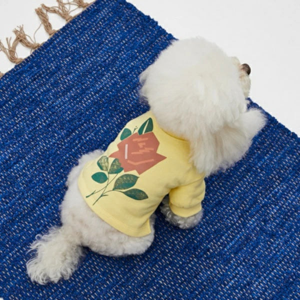 ルイスドッグ louisdog Red Rose TEE【小型犬 犬服 トップス Tシャツ カットソー セレブ】