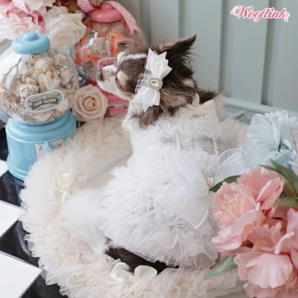ウーフリンク WOOFLINK SPRING BRIDE【小型犬 犬服 ワンピース ドレス セレブ】