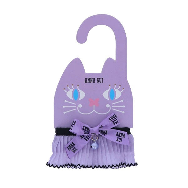 アナ スイ ANNA SUI 猫用リボン付シフォンプリーツシュシュ首輪【猫用 首輪 カラー セレブ】