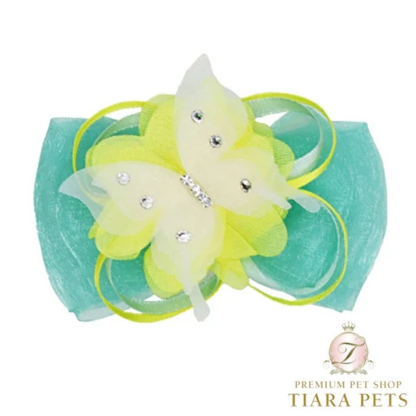 リュクスバーディ Luxe birdie キャノラバレッタ【小型犬 犬用 ヘアアクセサリー バレッタ セレブ】