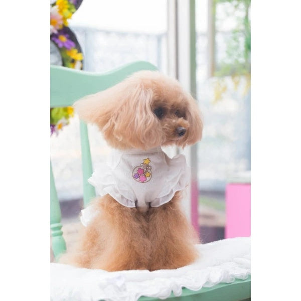 ブルブブ BUL BU-BU ドリーミーティアードスリーブ【小型犬 犬服 ウエア トップス ノースリーブ セレブ】