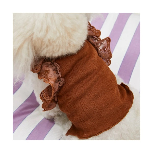 ルイスドッグ louisdog Cacao Sleeveless【小型犬 犬服 トップス ノースリーブ カットソー Tシャル セレブ】