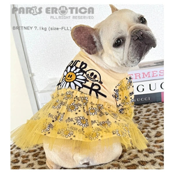 パリエロ PARIERO★先行予約★Margaret Dress【小型犬 犬服 ワンピース ドレス スカート セレブ】