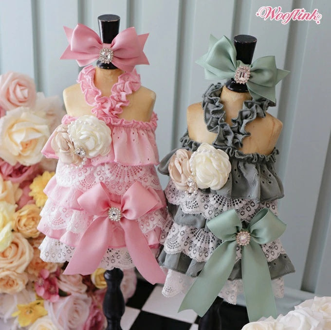 ウーフリンク WOOFLINK SUNKISSED BOW【小型犬 犬用 アクセサリー ヘアクリップ セレブ】