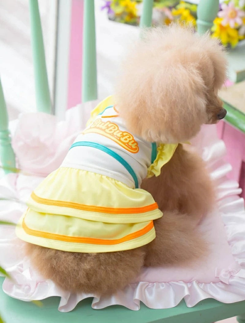 ブルブブ BUL BU-BU チアO/P【小型犬 犬服 ワンピース スカート ドレス セレブ】