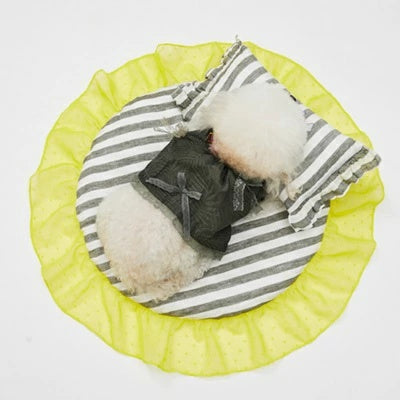 ルイスドッグ louisdog Linen Breeze Rug/Linen Grove【小型犬 犬服 ラグ マット セレブ】