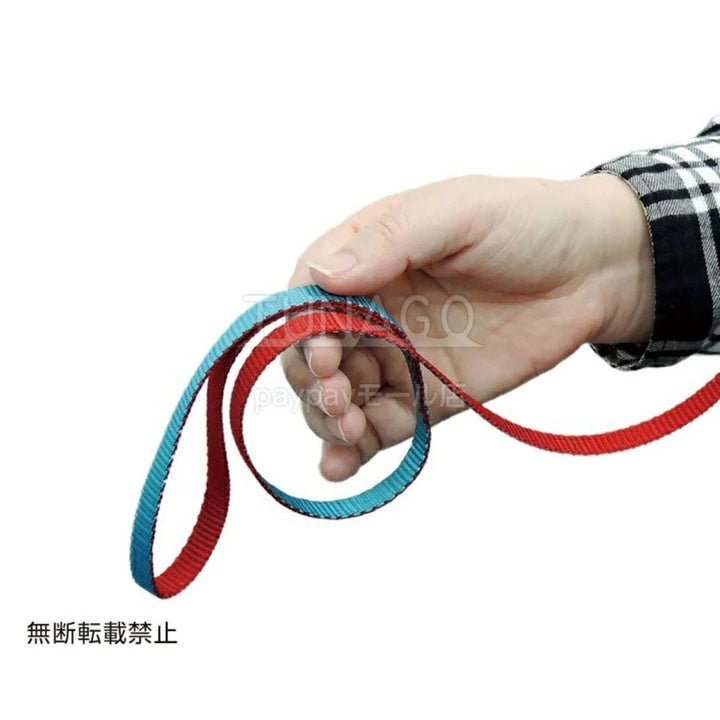 OPPO オッポ ダブルプレミアムリード XS【犬 リード 犬のリード 引きひも 犬用ロープ 超小型犬 小型犬 1.2m 散歩 軽量 おしゃれ バイカラー ナスカン ハーネス チワワ XS】