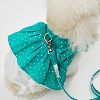 ルイスドッグ louisdog Walk With Me/Dots Garden【小型犬 犬用 ハーネス リード カラー セット セレブ】