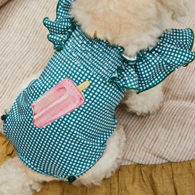 ルイスドッグ louisdog Pool Clube/Popsicle Bodysuit【小型犬 犬服 ボディスーツ セレブ】
