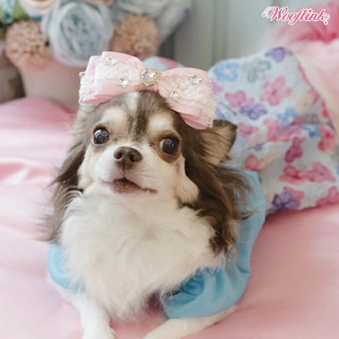 ウーフリンク WOOFLINK FIRST DATE BOW【小型犬 犬用 ヘアアクセサリー リボン セレブ】