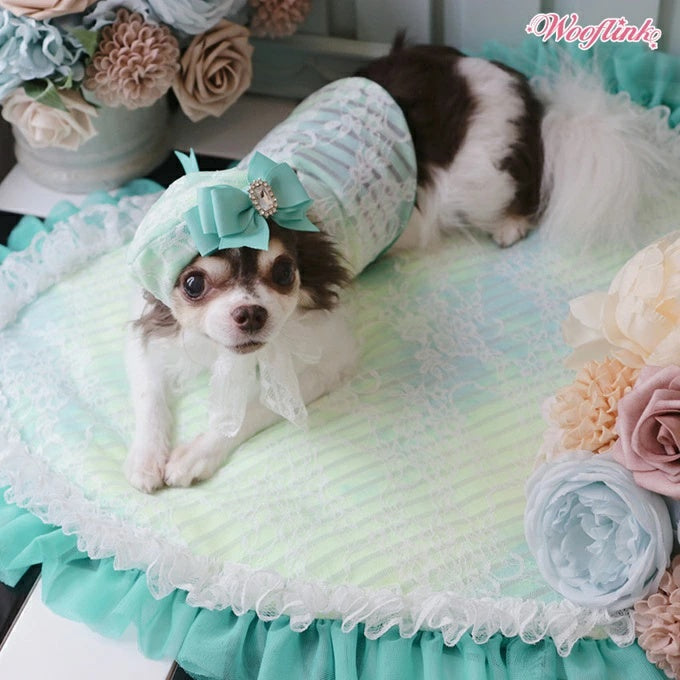 ウーフリンク WOOFLINK HEART CAFE MAT【小型犬 犬用 カフェマット ラグ セレブ】