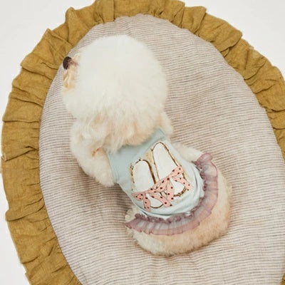 ルイスドッグ louisdog Sandrine Sleeveless/Mint【小型犬 犬服 トップス キャミソール ノースリーブ セレブ】