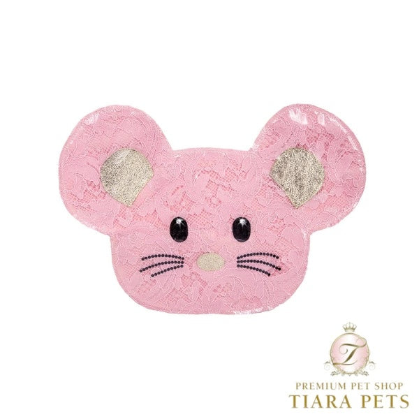 フォーペッツオンリー For Pets Only TopoMio Lace Lunch Time Mat Pink【犬用 ランチマット フードマット セレブ】