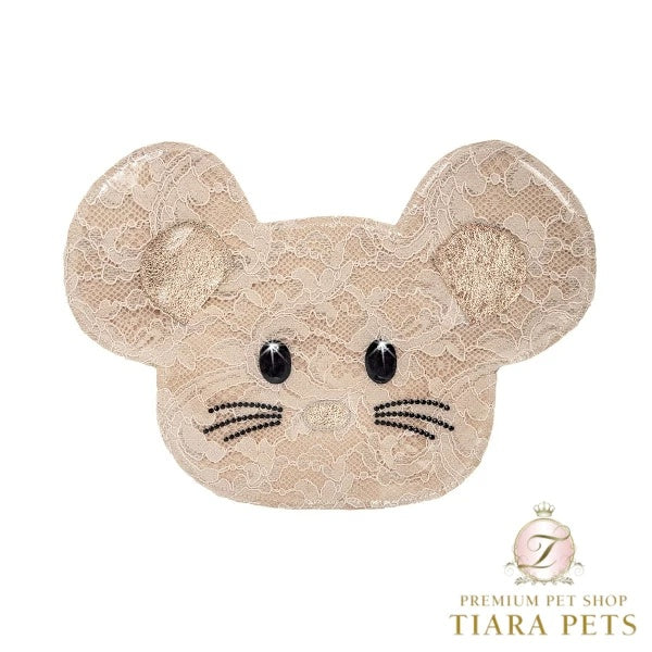 フォーペッツオンリー For Pets Only TopoMio Lace Lunch Time Mat Beige【犬用 ランチマット フードマット セレブ】