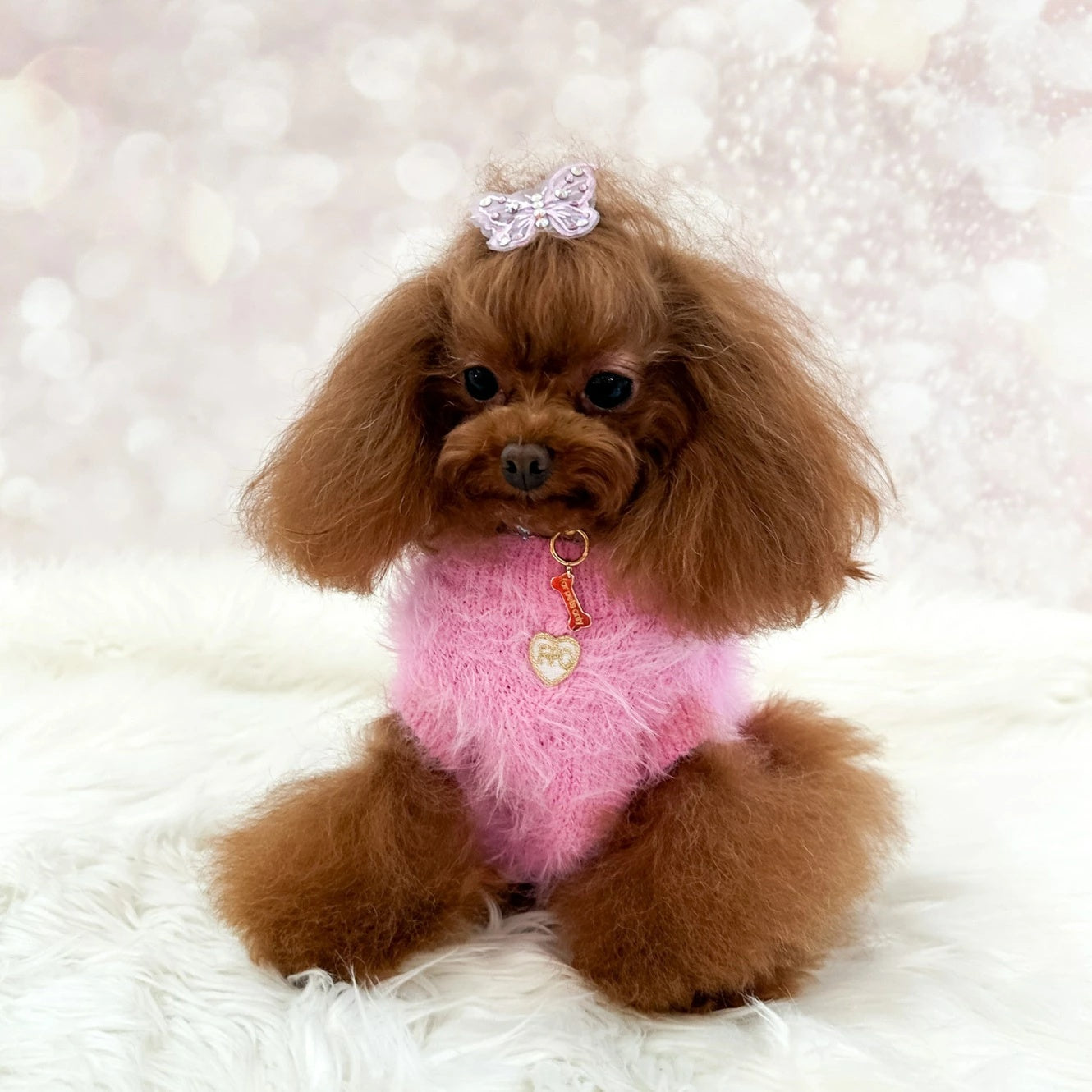 フォーペッツオンリー For Pets Only My Butterfly Hairclip Lilac【犬用 ヘアアクセサリー クリップ セレブ】
