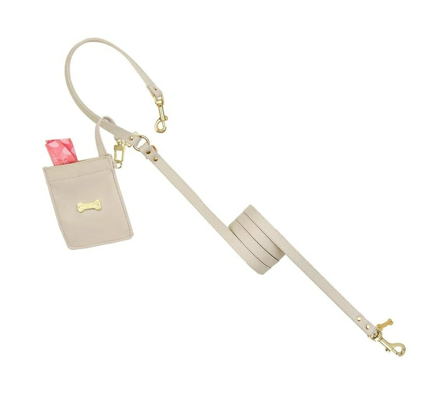 フォーペッツオンリー For Pets Only My Micro Pochette Greige/Gold【犬用 オーナー用 ポシェット 小物入れ エチケット袋入れ お散歩 セレブ】
