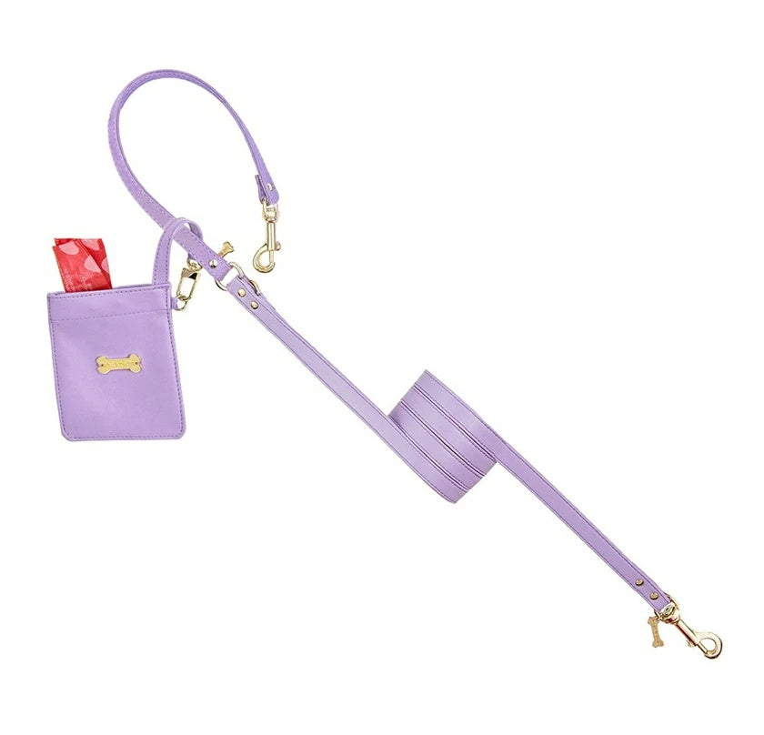 フォーペッツオンリー For Pets Only My Micro Pochette Lilac/Gold【犬用 オーナー用 ポシェット 小物入れ エチケット袋入れ お散歩 セレブ】