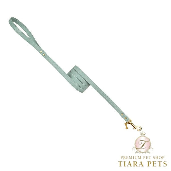 フォーペッツオンリー For Pets Only Plain Lead Cloud Green/Gold【小型犬用 犬用 リード お散歩 セレブ】