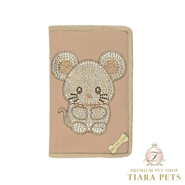 フォーペッツオンリー For Pets Only TopoMio Diamond Passport Mocha Mousse【オーナー様用 ママ用 犬用 パスポートケース 手帳カバー セレブ】