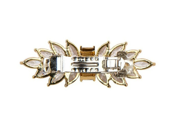 フォーペッツオンリー For Pets Only Zircon Beauty Gold Hairclip【小型犬 犬用 ヘアアクセサリー クリップ セレブ】