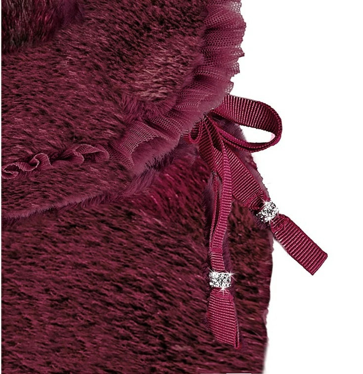 フォーペッツオンリー For Pets Only Baby Warmer Burgundy【小型犬 犬用 インナーバッグ セレブ】