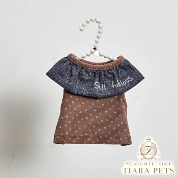 Louisdog ルイスドッグ　カシミア　ニット　犬　犬用品　犬服 ルイスドッグ louisdog Teddy Friends Mesh TEE【小型犬 犬用