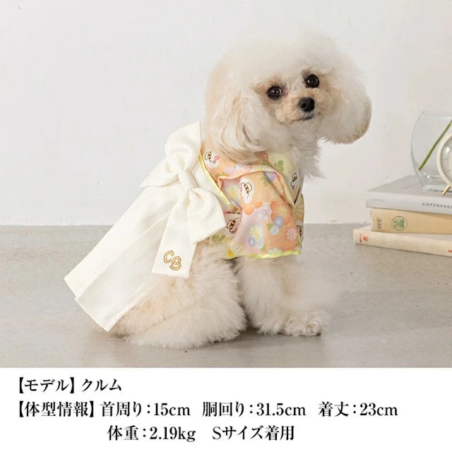 クレイジーブー CRAZYBOO サイドリボン袴【犬服 小型犬 和装 袴 セレブ】