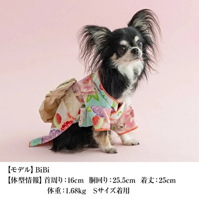 クレイジーブー CRAZYBOO モダン和柄着物【犬服 小型犬 和装 着物 セレブ】