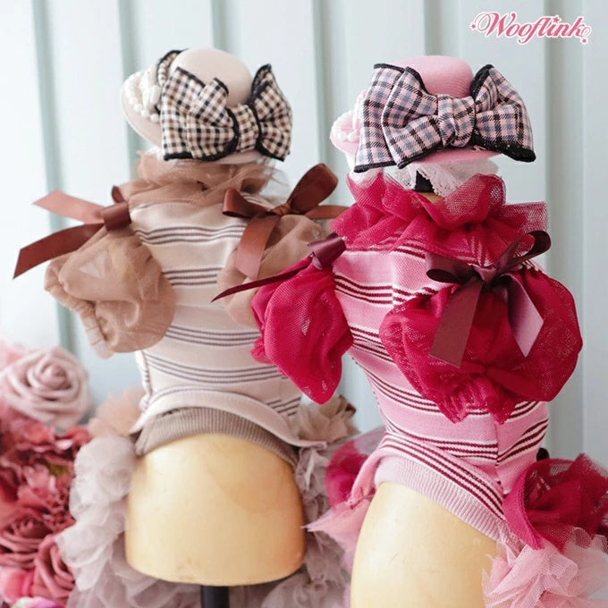 ウーフリンク WOOFLINK FALL IN LOVE BLOUSE【小型犬 犬服 ワンピース ドレス スカート セレブ】