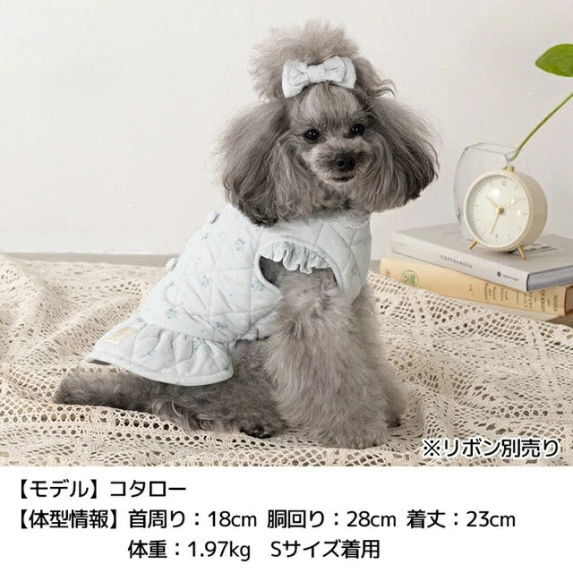 アントゥトゥ Un TouTou キルトワンピアウター【小型犬 犬服 アウター コート セレブ】