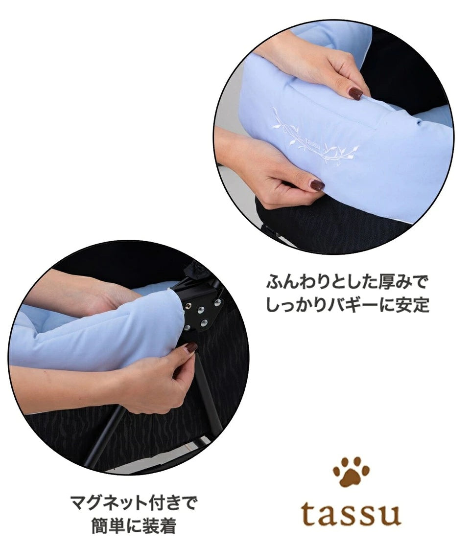 タッス tassu【Premium Satin】プレミアムサテン バギーカバー【小型犬 犬用 ベット お散歩 カバー バギー ペットグッズ】