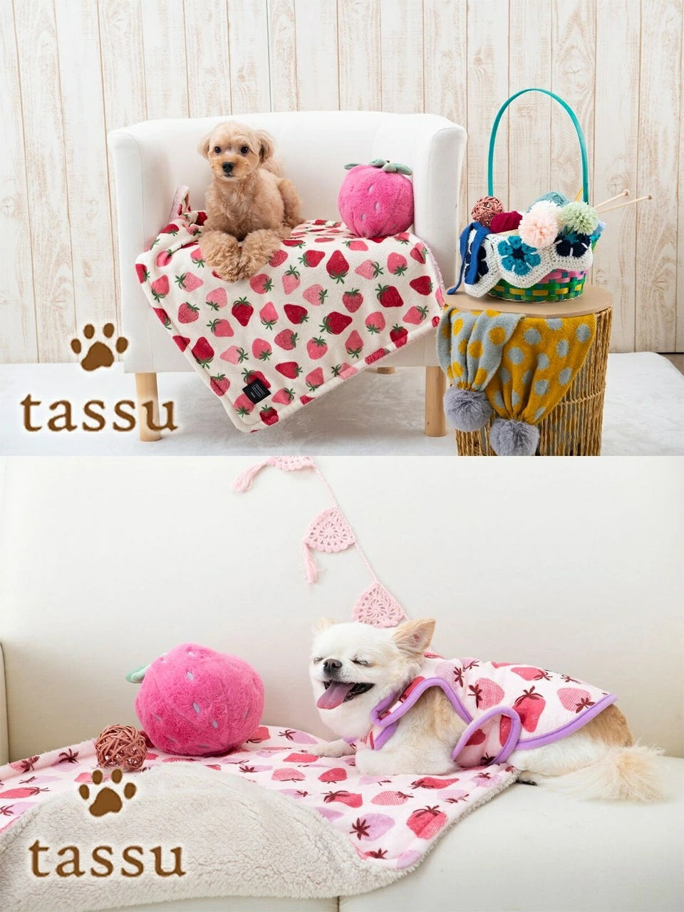 タッス tassu ブランケット フランミン ペットベッド【小型犬 犬用 ブランケット ベット ペットグッズ】