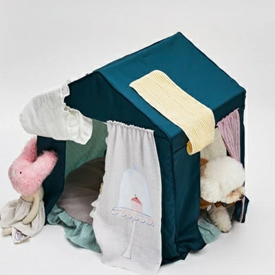 ルイスドッグ louisdog Teal Gleam Peekaboo【小型犬 犬用 ベッド ハウス セレブ】