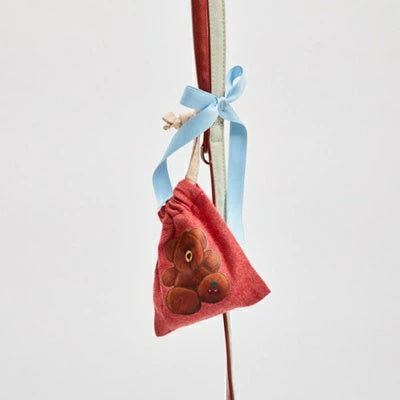 ルイスドッグ louisdog Cherry Teddy Poo Bag【小型犬 犬用 お散歩グッズ 巾着袋 セレブ】