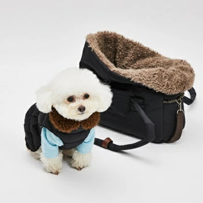 ルイスドッグ louisdog Viva Bag/Onyx【小型犬 犬用 キャリーバッグ お散歩 お出掛け セレブ】