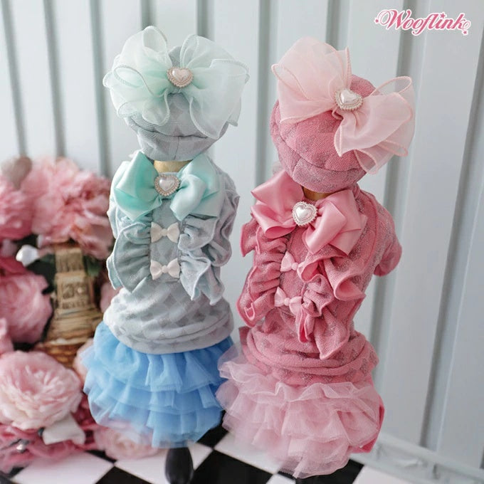 ウーフリンク WOOFLINK DIAMANT DE CARNAVAL BERET【犬用 帽子 アクセサリー ベレー帽 セレブ】