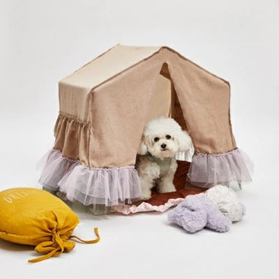 ルイスドッグ louisdog Little Atelier Peekaboo Frame Cover【小型犬 犬用 ハウス フレームカバー セレブ】