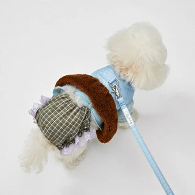 ルイスドッグ louisdog Glaze Fur Harness Set【小型犬 犬用 ハーネス リード セット セレブ】