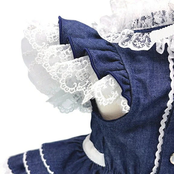 リュクスバーディ Luxe birdie ラ・ヴァーグワンピース【小型犬 犬服 ワンピース ドレス スカート セレブ】