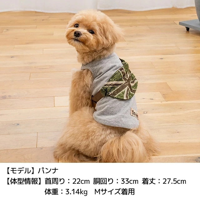 ディーズチャット D's CHAT ユニオンサコッシュタンクー【犬服 ドッグウェア トップス タンクトップ セレブ】