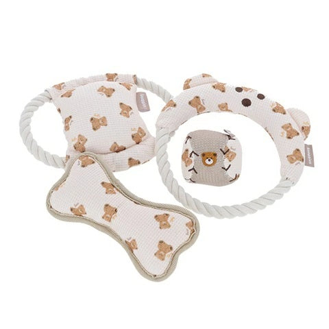 カルル Calulu クマさん柄ロープラウンドトイ【犬用 おもちゃ トイ】