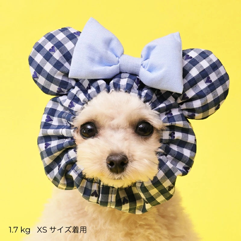 ゴッドピヴァ GODPIVA ★ご予約★ アニマルハートギンガムスヌード【犬用 ヘアアクセサリー スヌード セレブ】