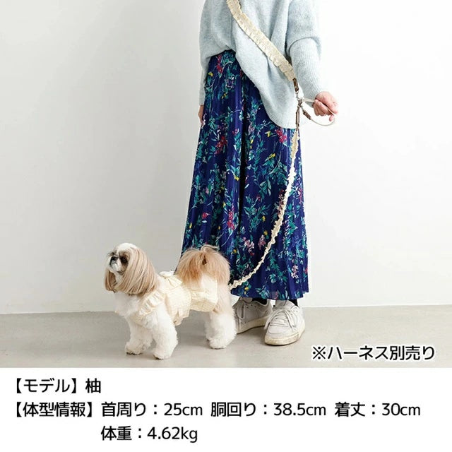 アントゥトゥ Un TouTou フリルリード【犬用 リード お散歩 セレブ】