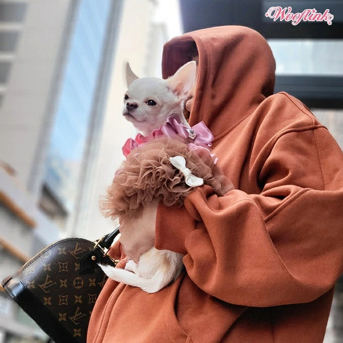 ウーフリンク WOOFLINK MILKSHAKE ZIP UP HOODIE FOR MOM (NEW COLORS)【オーナー用 ママ用 トップス フーディ パーカー セレブ】